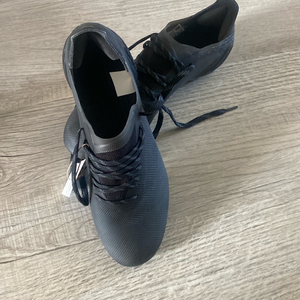Adidas x ghosted.1FG SOCCER SHOES.  BLACK